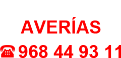 Teléfono Averías 968 449 311